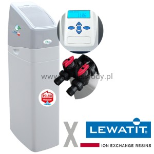 ZMIĘKCZACZ WODY 20, CLACK WS1CK, LEWATIT, SUCHY ZBIORNIK, UP-FLOW, DLFR, MENU PL